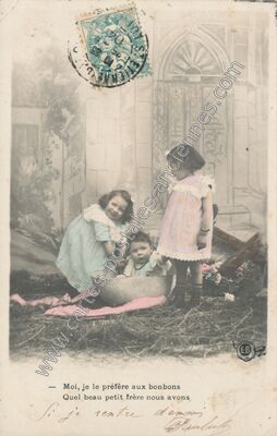 Carte postale ancienne Oeuf de Paques — Oeuf de Paques — Fantaisie