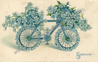 Carte postale ancienne Souvenir — Souvenir — Fantaisie