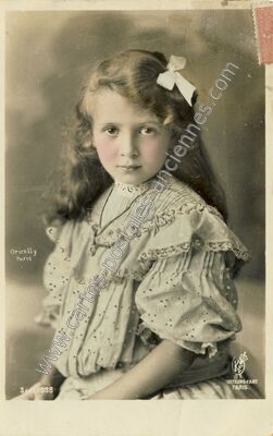 Carte postale ancienne Oricelly — Jeune Fille — Fantaisie