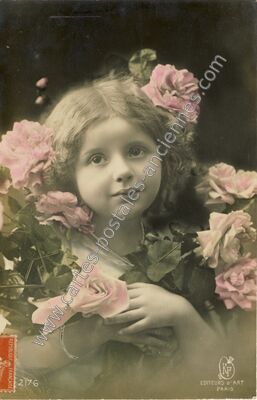 Carte postale ancienne Jeune Fille — Jeune Fille — Fantaisie