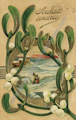 Carte postale ancienne Souhaits Sinceres — Souhaits Sinceres — Fantaisie