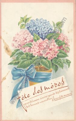 Carte postale ancienne Fete des Meres — Fete des Meres — Fantaisie