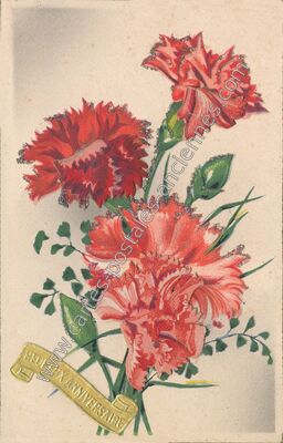 Carte postale ancienne Heureux Anniversaire — Heureux Anniversaire — Fantaisie