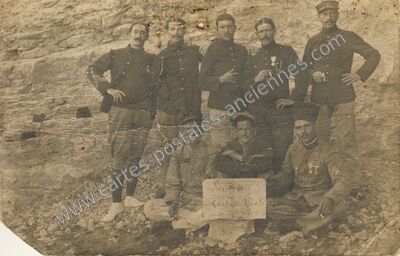Carte postale ancienne Soldats — Soldats — Militaire