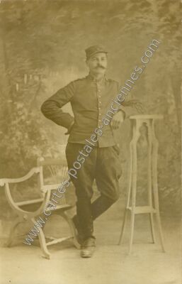 Carte postale ancienne Soldat — Soldat — Militaire
