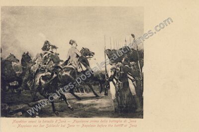 Carte postale ancienne Napoléon avant la bataille — Napoleon — Personnage