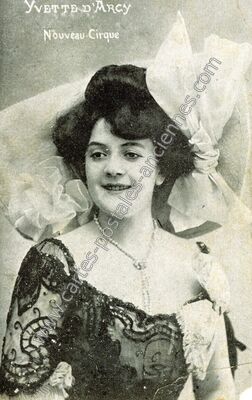 Carte postale ancienne Yvette d'arcy — Yvette d'arcy — Personnage