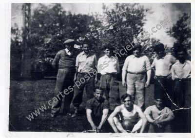 Carte postale ancienne Equipe de Foot