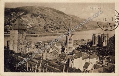 Carte postale ancienne Bacharach — Bacharach — Allemagne