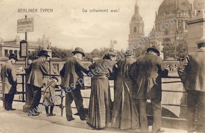 Carte postale ancienne Berliner Typen — Berliner — Allemagne