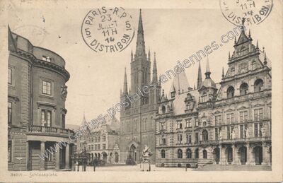 Carte postale ancienne Schlossplatz — Berlin — Allemagne
