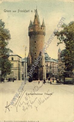 Carte postale ancienne Gruss aus Frankfurt — Frankfurt — Allemagne