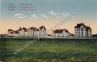 Carte postale ancienne Alice Kaserne — Mainz — Allemagne
