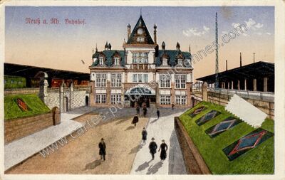 Carte postale ancienne Bahnhof — x — Allemagne