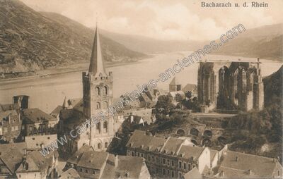 Carte postale ancienne Bacharach — Bacharach — Allemagne