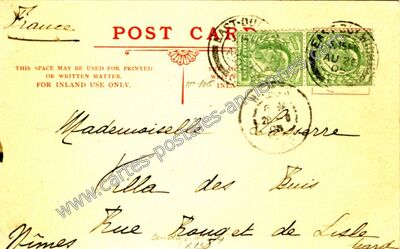 Carte postale ancienne Arriere — Arriere — Angleterre