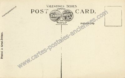 Carte postale ancienne POST CARD — Arriere — Angleterre