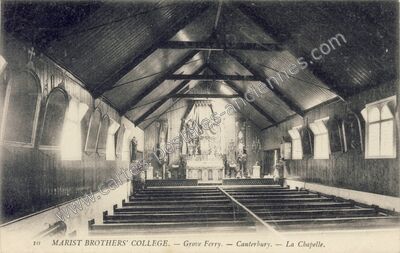 Carte postale ancienne Marist Brothers' College, La Chapelle — Canterbury — Angleterre