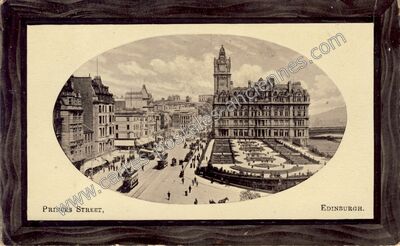 Carte postale ancienne Princes Street — Edinburgh — Angleterre