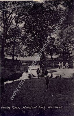 Carte postale ancienne Bathing Place, Wanstead Park — x — Angleterre
