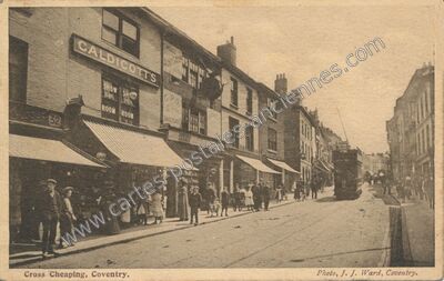Carte postale ancienne Cross Cheaping — Coventry — Angleterre