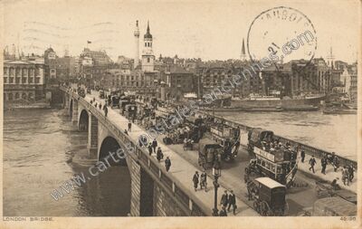 Carte postale ancienne London Bridge — London — Angleterre
