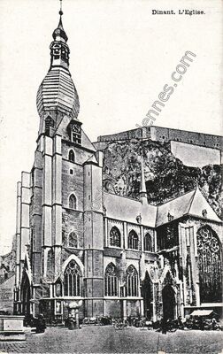 Carte postale ancienne L'Eglise — Dinant — Belgique