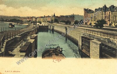 Carte postale ancienne Liege — Liege — Belgique