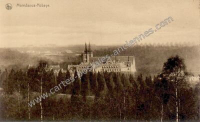 Carte postale ancienne Abbaye — Maredsous — Belgique