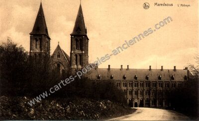 Carte postale ancienne L'Abbaye — Maredsous — Belgique