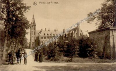 Carte postale ancienne Maredsous-Abbaye — Maredsous — Belgique