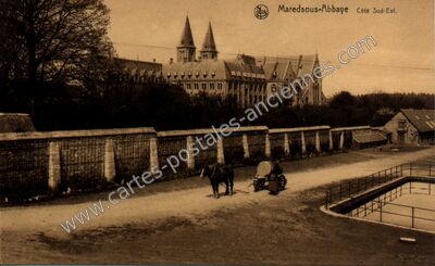 Carte postale ancienne Maredsous-Abbaye — Maredsous — Belgique