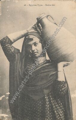 Carte postale ancienne Egyptian Types. - Native Girl — Native Girl — Egypte