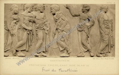 Carte postale ancienne East Side Slab VI — Parthenon — Grèce