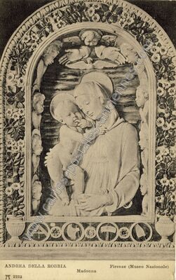 Carte postale ancienne Madonna — Firenze — Italie