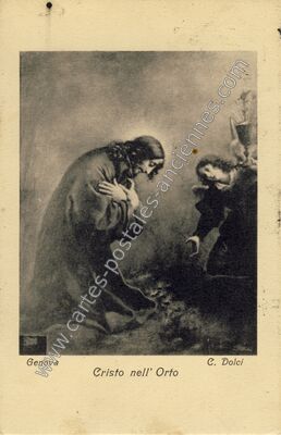 Carte postale ancienne Cristo nell' Orto — Genova — Italie