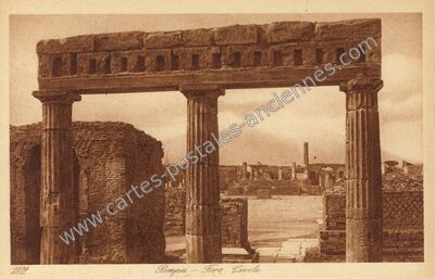 Carte postale ancienne Foro Civile — Pompei — Italie