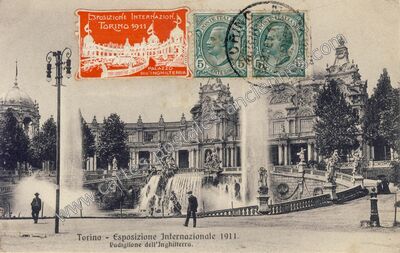 Carte postale ancienne Esposizione Internazionale 1911. Padiglione dell'Inghilterra — Torino 1911 — Italie
