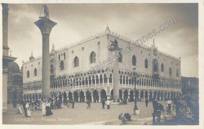 Carte postale ancienne Palazzo Ducaie — Venezia — Italie