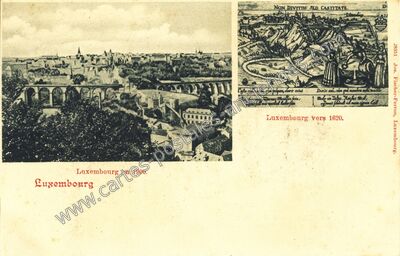 Carte postale ancienne Luxembourg — Luxembourg — Luxembourg