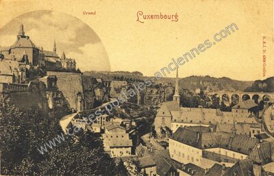 Carte postale ancienne Luxembourg — Luxembourg — Luxembourg