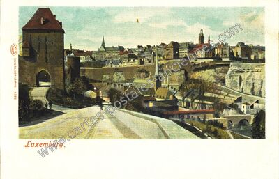 Carte postale ancienne Luxembourg — Luxembourg — Luxembourg