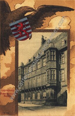 Carte postale ancienne Grossherzogl Palais — Luxembourg — Luxembourg