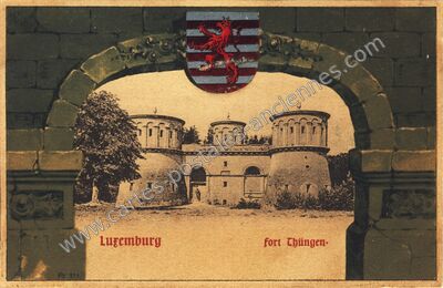 Carte postale ancienne Fort Thüngen — Luxembourg — Luxembourg