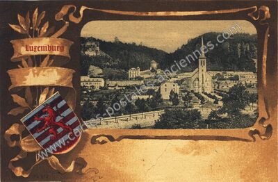 Carte postale ancienne Luxemburg — Luxembourg — Luxembourg
