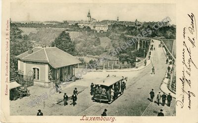 Carte postale ancienne Luxembourg — Luxembourg — Luxembourg