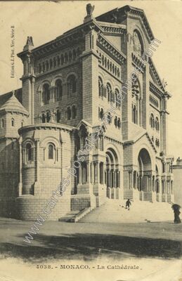 Carte postale ancienne La Cathédrale — Monaco — Monaco