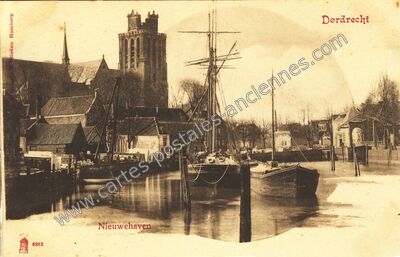 Carte postale ancienne Dordrecht — Dordrecht — Pays-Bas