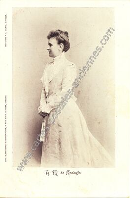 Carte postale ancienne HM de Koningin — HM de Koningin — Pays-Bas