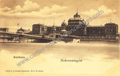 Carte postale ancienne Kurhaus — Scheveningen — Pays-Bas